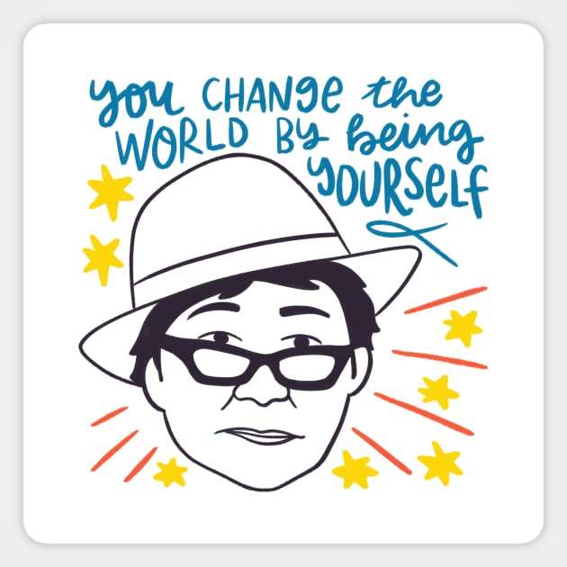 Yoko Ono quote Magnet by Awesome quotes